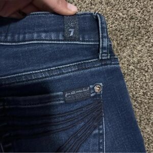 7 For All Mankind Indigo Denim Pants